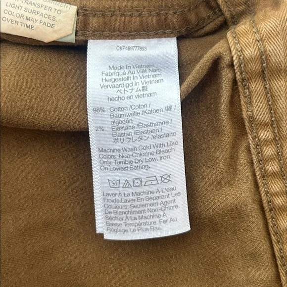Madewell Tan Cotton Chinos Pants - Picture 4 of 4